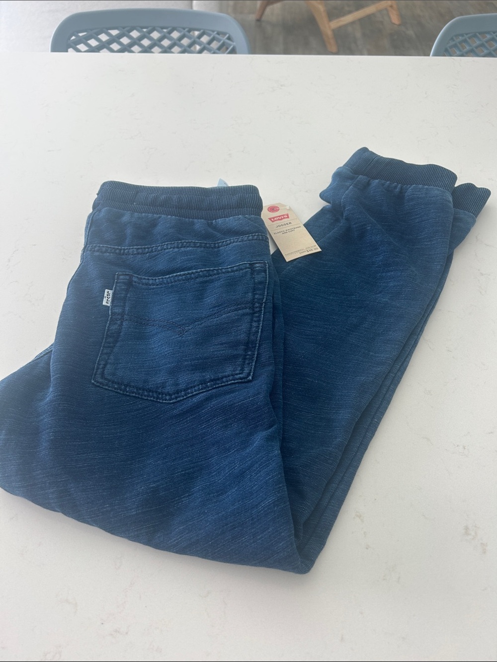 Levi's Dark Indigo Blue Jogger Pants